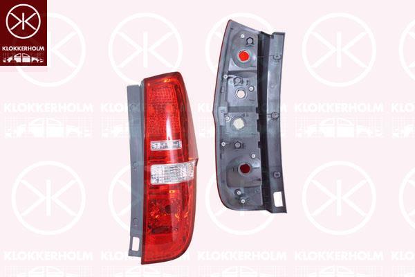 Tail Light Assembly, for vehicles with tailgate, with bulb holder, Right, 92402-4H030 (HYUNDAI)