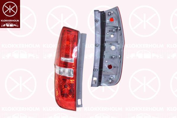 Tail Light Assembly, for vehicles with tailgate, with bulb holder, Left, 92401-4H030 (HYUNDAI)