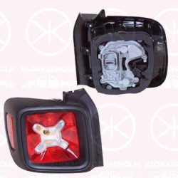 Tail Light Assembly, Right, Housing Colour: black, with bulb holder, AL, 0000051953119 (CHRYSTLE), 0000052060575 (CHRYSTLE), 0000052109462 (JEEP), 0000052109462 (CHRYSTLE), 51953119 (JEEP), 52060575 (JEEP)