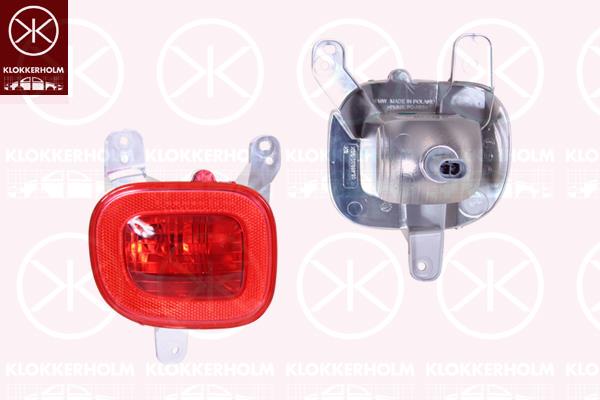 Rear Fog Light, Left, with bulb holder, OLSA, 0000051953205 (JEEP), 0000051953205 (CHRYSTLE), 51953205 (JEEP), 51953205 (CHRYSTLE)