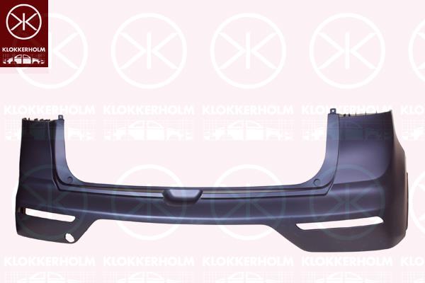 Bumper, w/primer, Rear, 86611-G5000 (KIA)