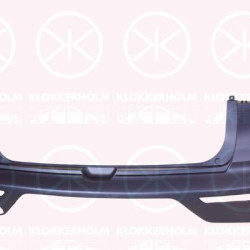 Bumper, w/primer, Rear, 86611-G5000 (KIA)