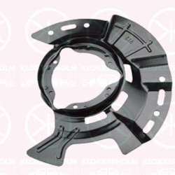 Splash Guard, brake disc, Front Axle Left, for brake disc diameter [mm]: 305, Diameter 1/Diameter 2 [mm]: 303/97, 51755G4050 (KIA), 51755G4050 (HYUNDAI)