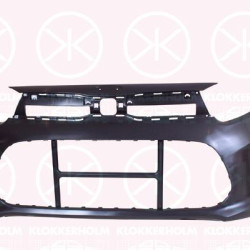 Bumper, Front, Smooth, black, 86511 G6000 (KIA)