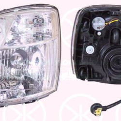 Headlight, H4, with motor for headlamp levelling, Left, Model Year to: 2007, Illuminance [lx]: 20, 92101 07000 (KIA), 92101 07010 (KIA), 92101 07060 (KIA), 9210107011 (KIA)