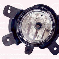 Front Fog Light, H27W/2, Standard, without bulb holder, Left Front, Model Year from: 2008, 92201 07500 (KIA)