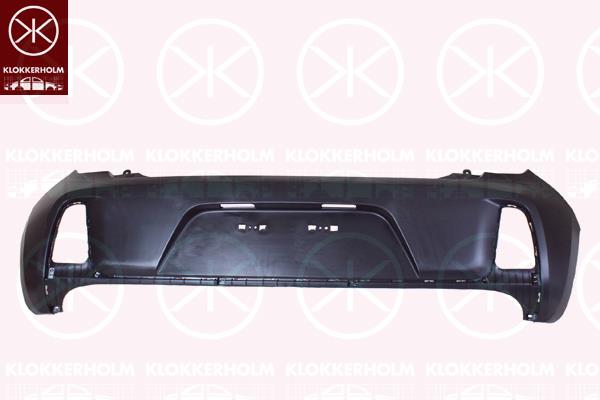 Bumper, Standard, Rear, black, 86611 1Y700 (KIA)