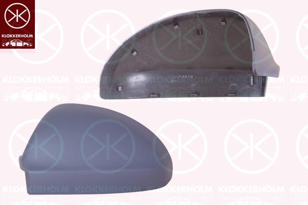 Housing, exterior mirror, Right, w/primer, 876201H001 (KIA), 87620-1H001 (KIA)