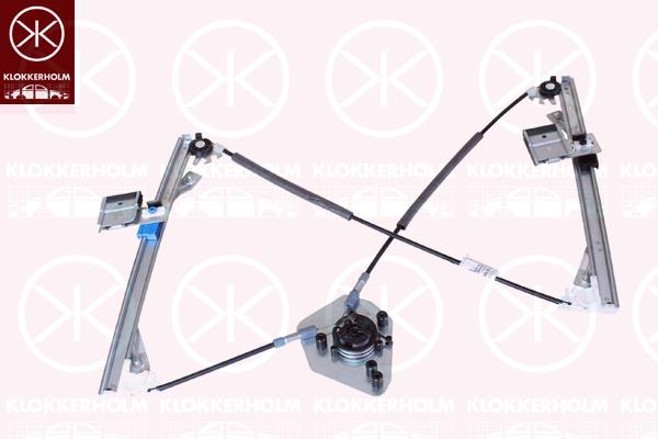 Window Regulator, without electric motor, Electric, Right Front, 82481 1H300 (KIA)