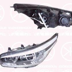 Headlight, Left, Illuminance [lx]: 17.5, H7/H7/H7, with daytime running light (LED), with motor for headlamp levelling, 92101A2020 (KIA), 92101-A2020 (KIA)