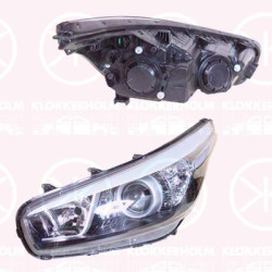 Headlight, Left, H7/H7/H7, PY21W, with motor for headlamp levelling, 92101 A2441 (KIA), 92101A2441 (KIA)