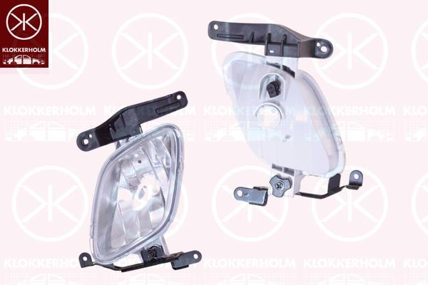 Front Fog Light, Left Front, H27W/2, 922011P000 (KIA), 92201-1P000 (KIA)