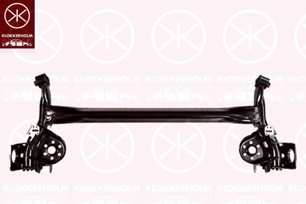 Axle Beam, Rear Axle, 55100-1G100 (KIA), 551001E200 (HYUNDAI), 551001E300 (HYUNDAI), 551001E400 (HYUNDAI), 551001E500 (HYUNDAI), 55100-1G200 (KIA)