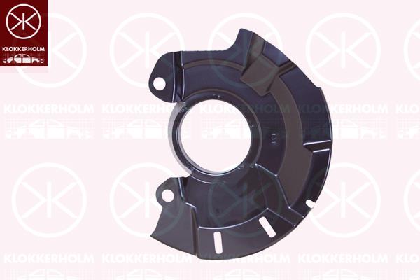 Splash Guard, brake disc, Front Axle Right, for brake disc diameter [mm]: 256, 517561R000 (KIA), 517561R000 (HYUNDAI), 517561R000-DS (KIA)