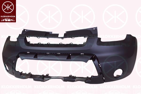 Bumper, w/primer, Front, 865112K000 (KIA)