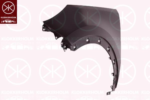 Wing, Left Front, Zinc-coated, without hole for direction indicator, 66311 3W000 (KIA), 66311-3W000 (KIA)