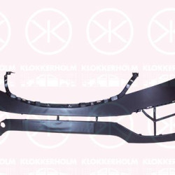 Bumper, Front, black, 865113U000 (KIA)