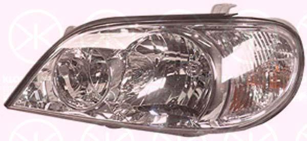 Headlight, H7/H7, for vehicles with headlight levelling, Left, Illuminance [lx]: 12.5, 0K54E 51040A (KIA), 0K552 51040E (KIA), 0K54E51040 (KIA), 0K54E51040A (KIA)