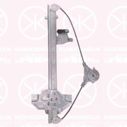 Window Regulator, without electric motor, Electric, Left Rear, 83403 4D010 (KIA)