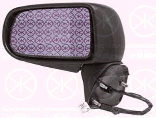 Exterior Mirror, w/primer, for electric mirror adjustment, Convex, Heatable, Right, CB0969120L10 (MAZDA), CB1169120L10 (MAZDA)