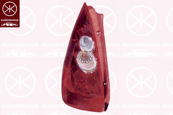 Tail Light Assembly, without bulb holder, Left, C235-51-160E (MAZDA), C23551180E (MAZDA), C23551160C (MAZDA), C23551160D (MAZDA)