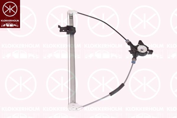 Window Regulator, OE-type, without electric motor, Electric, Left Rear, C23573590 (MAZDA), C23573590A (MAZDA), C235-73-590A (MAZDA), C23573590B (MAZDA), C23573590E (MAZDA)