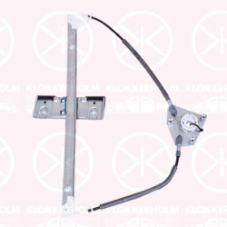 Window Regulator, 4/5-drs, without electric motor, Electric, Left Front, DD1458560F (MAZDA), DD1458590 (MAZDA), DD1458590B (MAZDA), DD1458590C (MAZDA), DD1458590D (MAZDA)