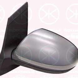 Exterior Mirror, w/primer, Electronically foldable, for electric mirror adjustment, Aspherical, Heatable, Left, D01M69180C (MAZDA), DJ0169180D (MAZDA), DJ016918ZB (MAZDA)