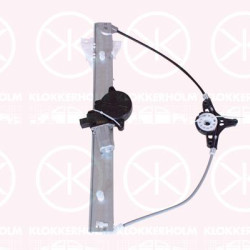 Window Regulator, OE-type, with electric motor, Electric, Left Front, Number of pins: 6, D65159590 (MAZDA), D651-59-590A (MAZDA), D65159590B (MAZDA)