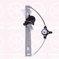 Window Regulator, OE-type, with electric motor, Electric, Left Rear, Number of pins: 6, D65173590A (MAZDA), D651-73-590A (MAZDA)