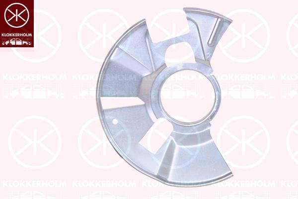 Splash Guard, brake disc, Front Axle Right, Zinc-coated, DF71-33-261 (MAZDA), DF7133261 (MAZDA)