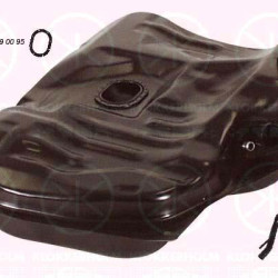 Fuel Tank, 45L, Diesel, with gaskets/seals, BL6242110A (MAZDA)