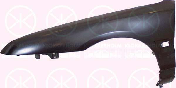 Wing, Right Front, with hole for direction indicator, BS3452110 (MAZDA), BS3452110A (MAZDA)