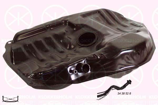 Fuel Tank, not inj., 60L, 2 WD, with gaskets/seals, GJ2142110G (MAZDA), GJ8342110A (MAZDA)