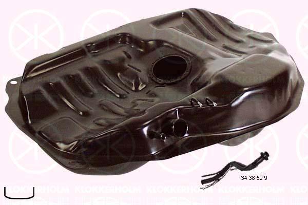 Fuel Tank, inj, 60L, 2 WD, with gaskets/seals, GJ2142110G (MAZDA), 6J8342110A (MAZDA)