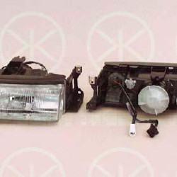 Headlight, H4/H1, with position light, for vehicles without headlight levelling, T.Y.C, Right, Illuminance [lx]: 12.5, 8BGK51030A (MAZDA), 8BGM51030 (MAZDA), 8BGM51030A (MAZDA), GK7251030D (MAZDA)