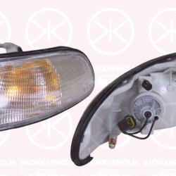 Direction Indicator, with bulb holder, white, Left, 8BGF51070 (MAZDA), 8BGF-51-070 (MAZDA), 8BGF51070A (MAZDA), 8BGF51070B (MAZDA), GA7B51070C (MAZDA), GA7B-51-070C (MAZDA)