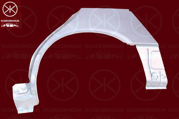 Quarter Panel, 4/5-drs, Wheel Arch Border, Repair Panel, Left Rear, Outer section, 