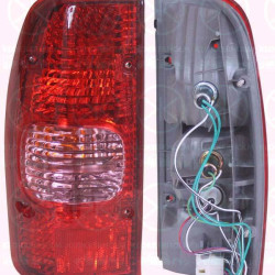 Tail Light Assembly, with bulb holder, white/red, Left, UM4751160A (MAZDA)