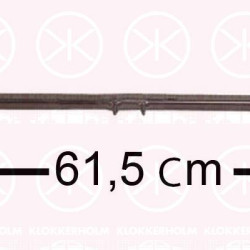 Link/Coupling Rod, stabiliser bar, Trailing Arm, Guide Rod, Length [cm]: 61.5, Rear Axle Left, GE4T28250C (MAZDA)