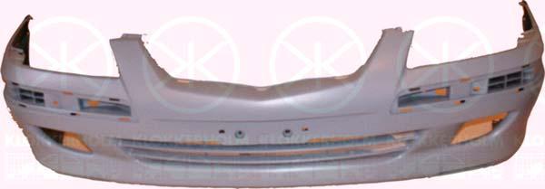 Bumper, w/primer, Front, with hole(s) for fog lights, GG3E50031C8N (MAZDA), GG3E50031CBB (MAZDA), GG3F50031CA (MAZDA)