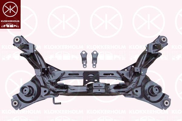 Axle Beam, with mounting parts, Rear Axle, GJ6A2880XA (MAZDA), GJ6A2880XB (MAZDA), GJ6A2880XD (MAZDA), GJ6A2880XE (MAZDA), GJ6A2880XF (MAZDA), GJ6A2880XG (MAZDA), GJ6A2880XH (MAZDA)