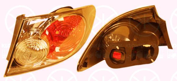 Tail Light Assembly, without bulb holder, Right, Outer section, Housing Colour: chrome, GR1A51150 (MAZDA), GR1A51150A (MAZDA)