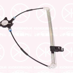 Window Regulator, OE-type, without electric motor, Electric, Left Rear, GJ6A73590A (MAZDA), GJ6A73590B (MAZDA), GJ6A73590C (MAZDA), GJ6A73590E (MAZDA), GJ6A73590F (MAZDA), GJ6A73590G (MAZDA), GJ6A73590H (MAZDA), GJ6A-73-590H (MAZDA), GP9A73560 (MAZDA)