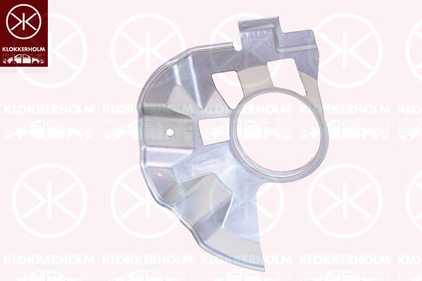 Splash Guard, brake disc, Front Axle Right, Zinc-coated, GS1D 33 261 (MAZDA), GS1D33261 (MAZDA), GS1D-33-261 (MAZDA)