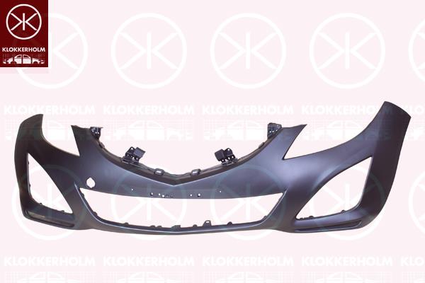 Bumper, w/primer, Front, GS1D50031BAA (MAZDA), GS1D50031CAA (MAZDA), GS1D50031DAA (MAZDA), GS1D50031EAA (MAZDA), GS1D50031F (MAZDA), GS1D50031F8N (MAZDA), GS1D50031F8P (MAZDA), GS1D50031FBB (MAZDA), GS1D50031FAA (MAZDA)