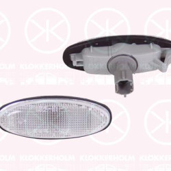 Direction Indicator, with bulb holder, white, both sides, 8BD151120 (MAZDA), DA1451120A (MAZDA)