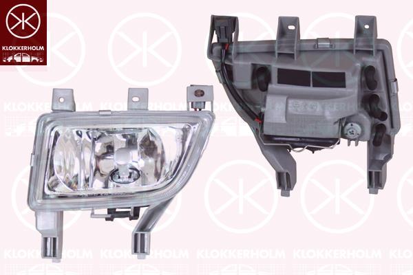 Front Fog Light, H3, Left Front, B30D51690 (MAZDA)