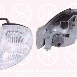 Direction Indicator, with bulb holder, white, Left Front, B25D51070B (MAZDA)