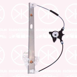 Window Regulator, OE-type, without electric motor, Electric, Left Front, BP4K59590 (MAZDA), BP4K59590A (MAZDA)